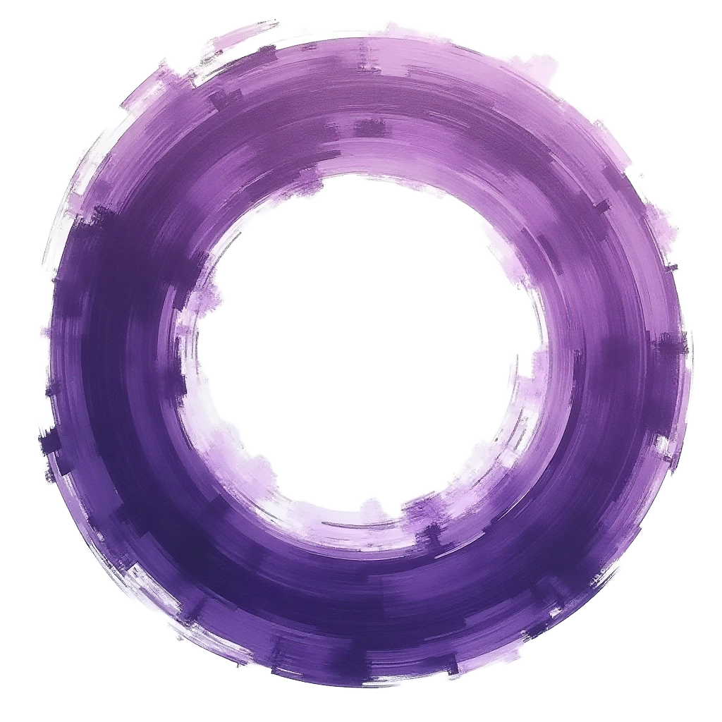 Abstract Purple Circle